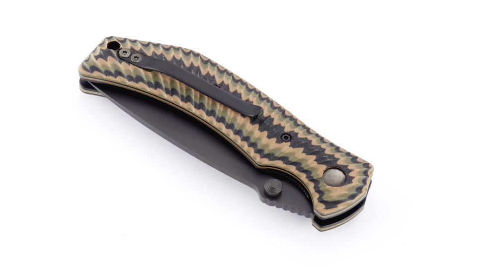 Wilson Combat Extreme Lite Carry, Multi Cam G-10 Handle, Folding Knive, Black Plain, WTK-ELC-MCG10