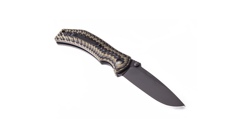 Wilson Combat Extreme Lite Carry, Multi Cam G-10 Handle, Folding Knive, Black Plain, WTK-ELC-MCG10