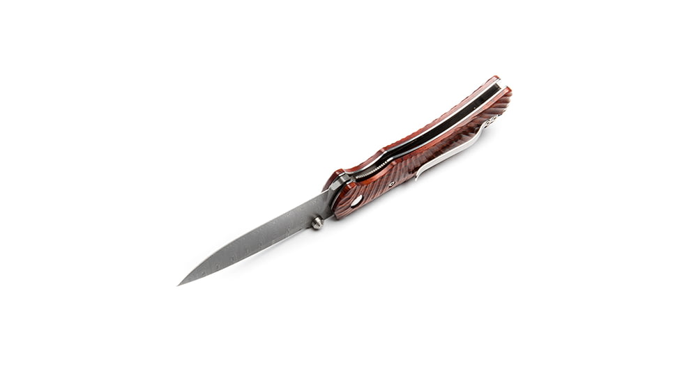 Wilson Combat Extreme Lite Carry. Starburst Pattern, Cocobolo, Damasteel Damascus Blade WTK-ELC-COCO-D