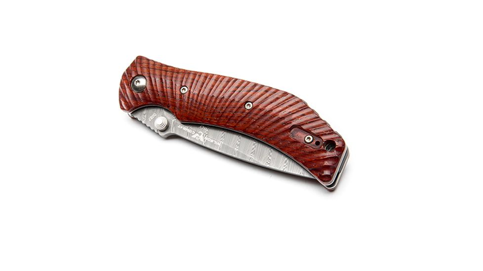 Wilson Combat Extreme Lite Carry. Starburst Pattern, Cocobolo, Damasteel Damascus Blade WTK-ELC-COCO-D