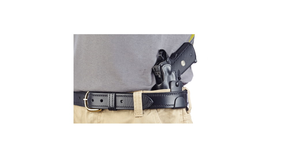 Wilson Combat Featherweight IWB Holster, 1911, Left Hand, 1.5in Belt, Black F1BLL15