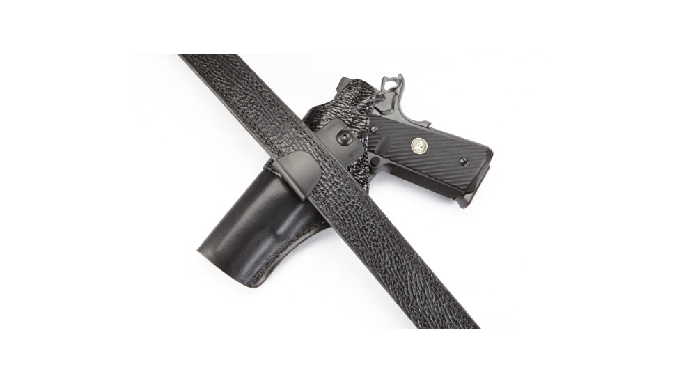 Wilson Combat Featherweight IWB Holster, 1911, Left Hand, 1.5in Belt, Shark, Black F1BSL15