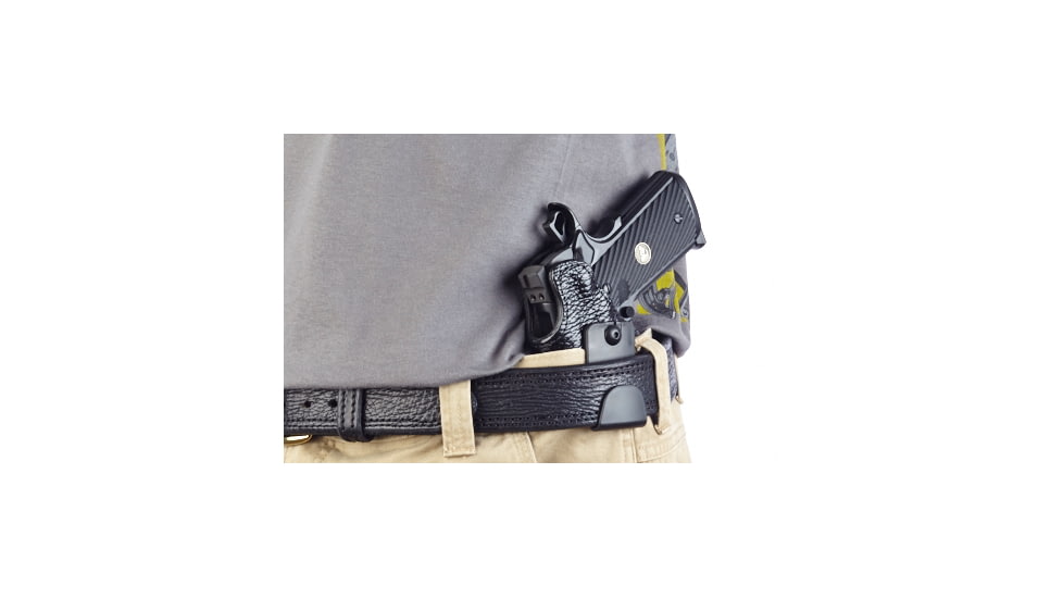 Wilson Combat Featherweight IWB Holster, 1911, Left Hand, 1.5in Belt, Shark, Black F1BSL15