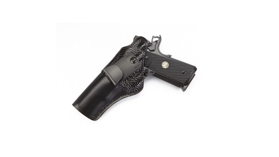 Wilson Combat Featherweight IWB Holster, 1911, Left Hand, 1.5in Belt, Shark, Black F1BSL15