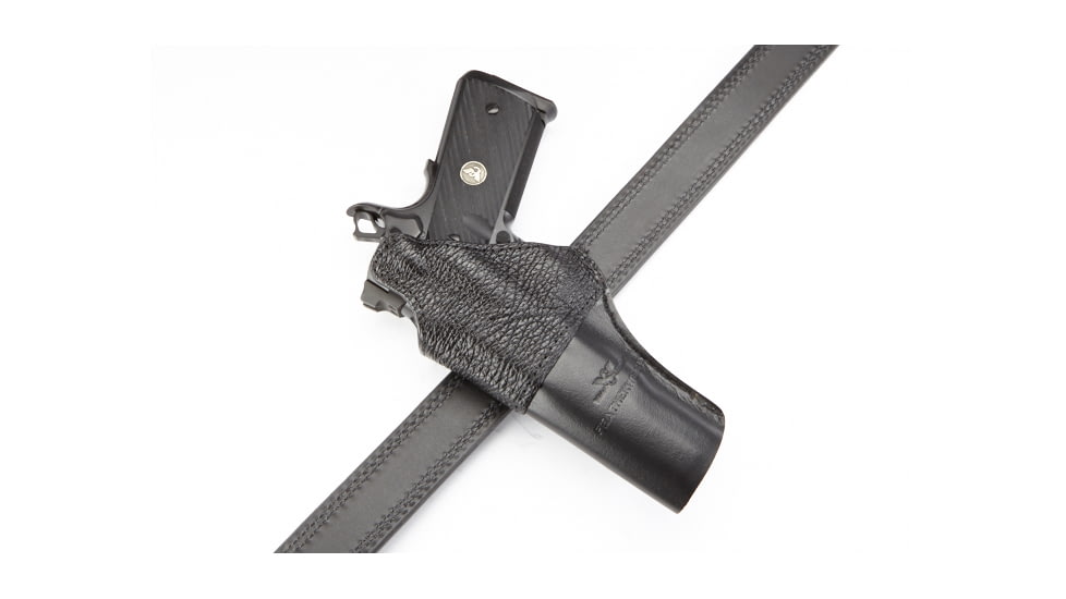 Wilson Combat Featherweight IWB Holster, 1911, Right Hand, 1.5in Belt, Shark, Black F1BSR15