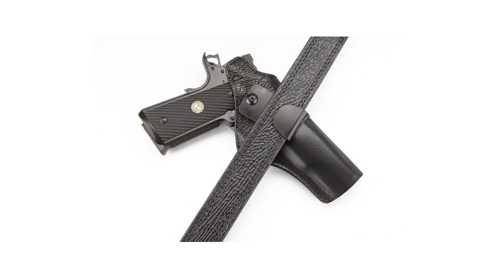 Wilson Combat Featherweight IWB Holster, 1911, Right Hand, 1.5in Belt, Shark, Black F1BSR15