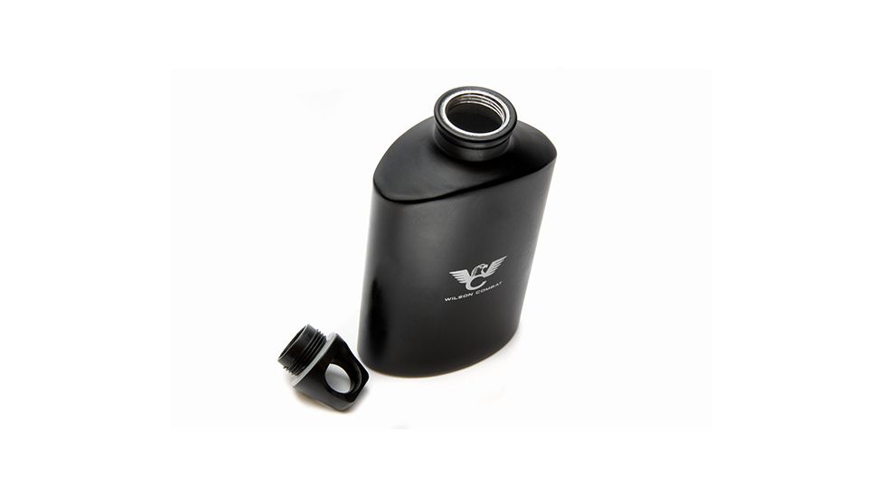 Wilson Combat Flask, Aluminum, Black, 17oz 787
