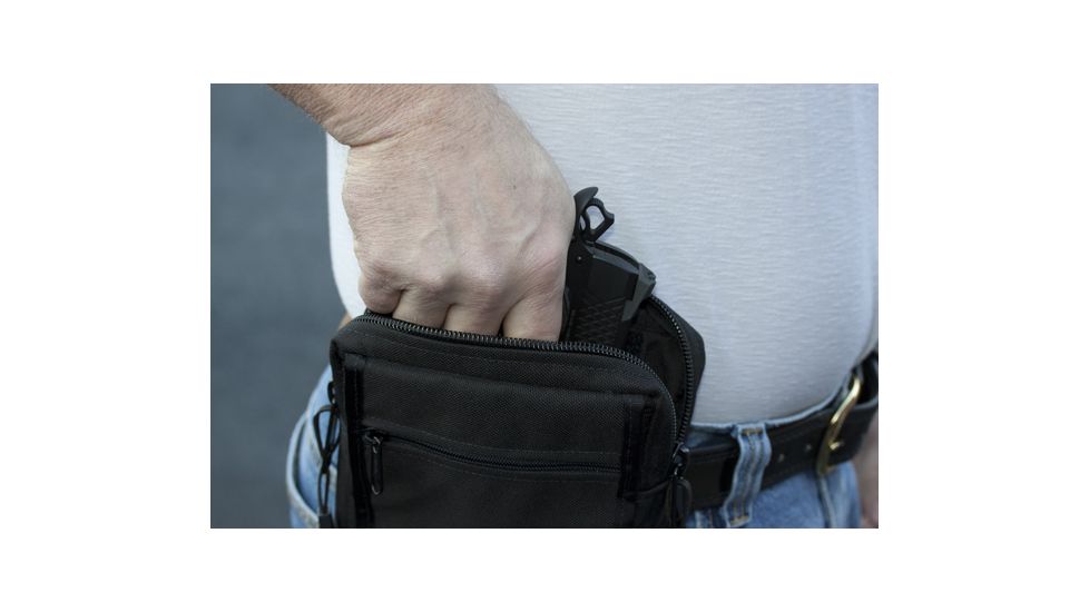 Wilson Combat H.I.P.S. Hide In Plain Sight Concealment Pistol Pouch, Black 648