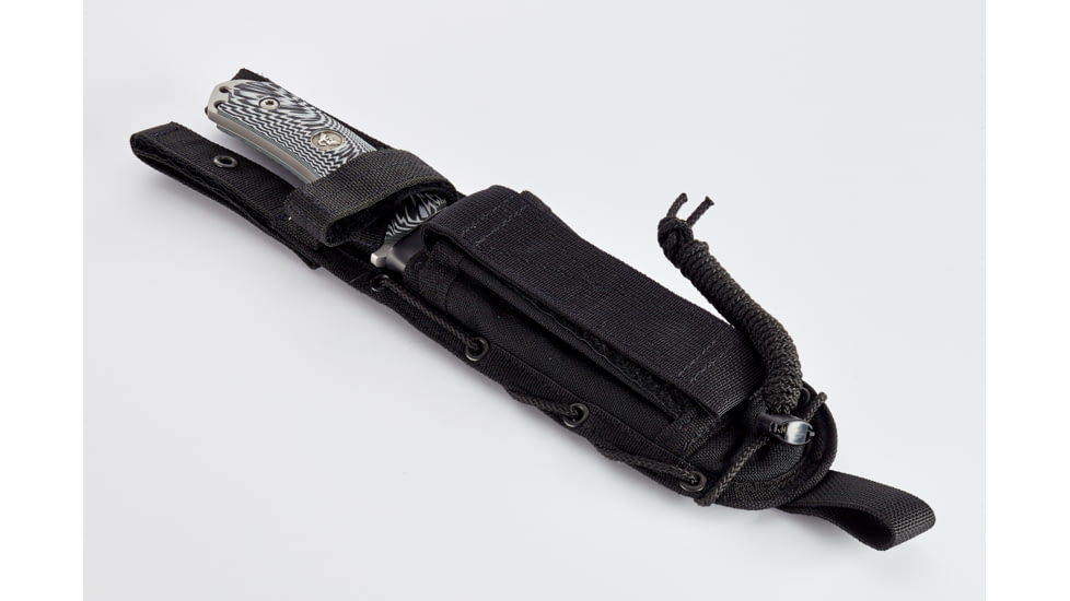 Wilson Combat Hide Fighter Fixed Blade Knife, G10, Wilson Combat/Steve Woods, Black/Grey, WTK-HF-G