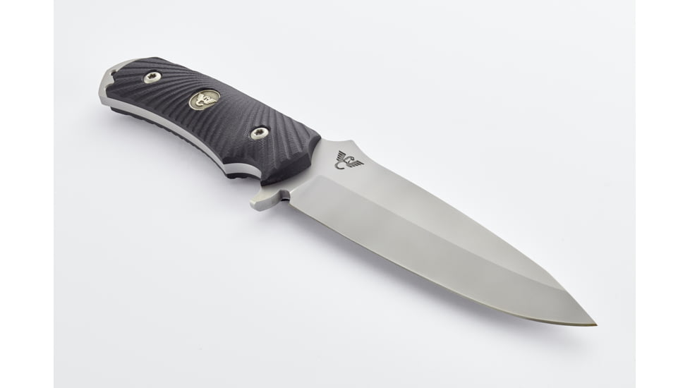 Wilson Combat Hide Fighter Fixed Blade Knife, G10, Wilson Combat/Steve Woods, Black, WTK-HF-BLK
