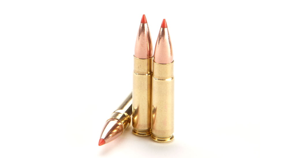 Wilson Combat Hornady V-MAX .300 AAC Blackout 110 Grain Brass Cased Pistol Ammo, 20 Round, A300BLK-110-VMAX-20RD