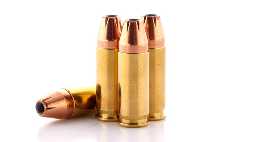 Wilson Combat Hornady XTP .38 Super +P 115 Grain Brass Cased Pistol Ammo, 20 Rounds, A38SU-115-XTP-20RD