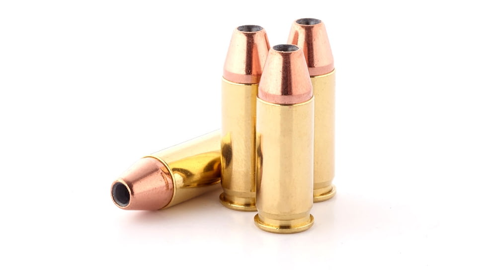 Wilson Combat Hornady XTP .38 Super +P 125 Grain Brass Cased Pistol Ammo, 100 Rounds, A38SU-125-HAP-100RD