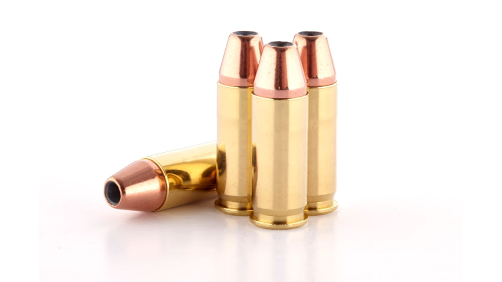 Wilson Combat Hornady XTP .38 Super +P 125 Grain Brass Cased Pistol Ammo, 500 Rounds, A38SU-125-HAP-BLK-500RD