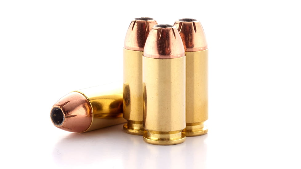 Wilson Combat Hornady XTP .40 S&amp;W 155 Grain Brass Cased Pistol Ammo, 1150 FPS, 20 Rounds, A40-155-XTP-20RD