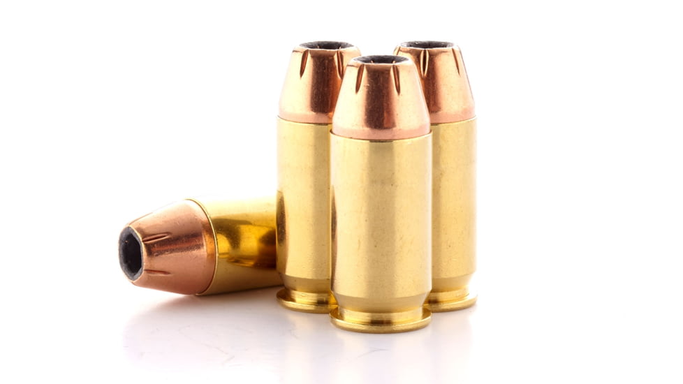 Wilson Combat Hornady XTP .45 ACP +P 200 Grain Brass Cased Pistol Ammo, 20 Rounds, A45-200-XTP-20RD