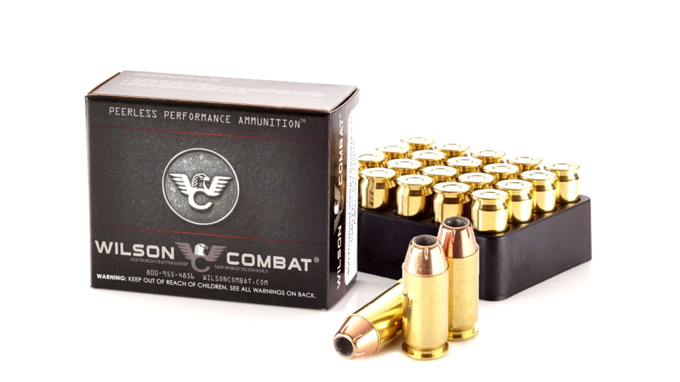 Wilson Combat Hornady XTP .460 Rowland 200 Grain Brass Cased Pistol Ammo, 20 Rounds, A460-200-XTP-20RD