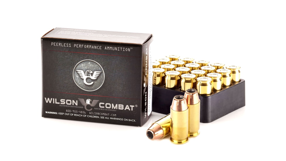Wilson Combat Hornady XTP .460 Rowland 230 Grain Brass Cased Pistol Ammo, 20 Rounds, A460-230-XTP-20RD