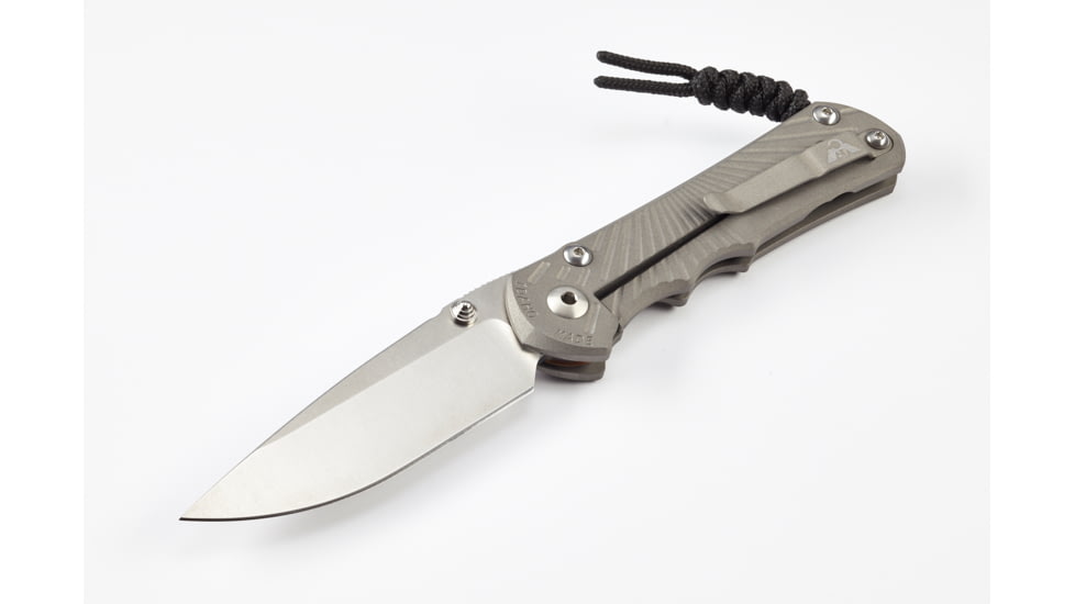 Wilson Combat Inkosi Titanium Framelock Folding Knife, LH, Wilson Tactical/Chris Reeves Knives, Large, WTK-INKOSI-LG-LH