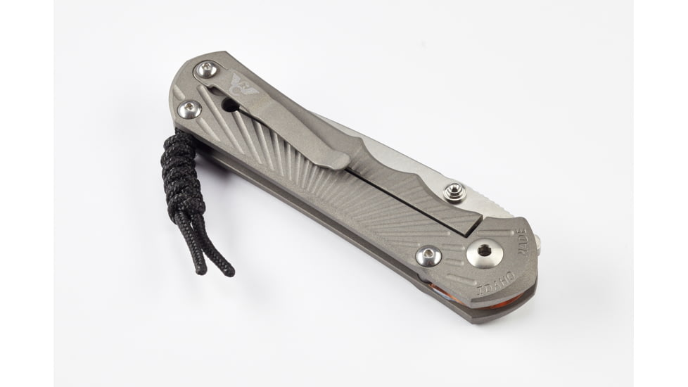 Wilson Combat Inkosi Titanium Framelock Folding Knife, LH, Wilson Tactical/Chris Reeves Knives, Large, WTK-INKOSI-LG-LH