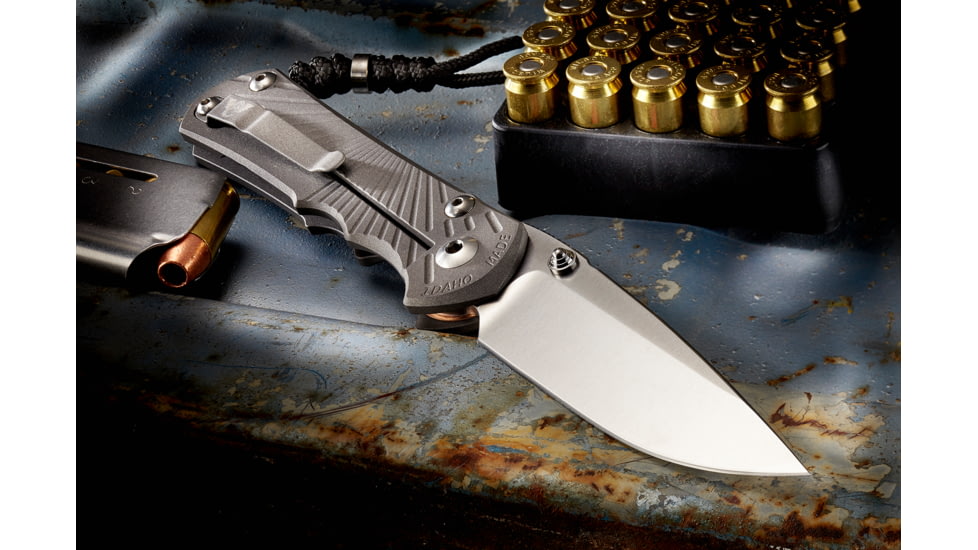 Wilson Combat Inkosi Titanium Framelock Folding Knife, Wilson Tactical/Chris Reeve Knives, Large, WTK-INKOSI-LG