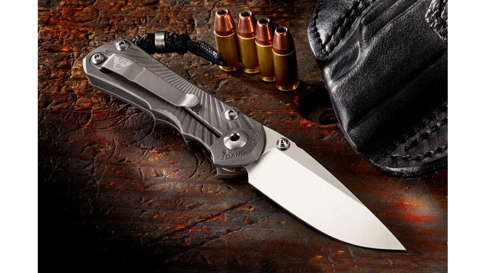 Wilson Combat Inkosi Titanium Framelock Folding Knife, Wilson Tactical/Chris Reeve Knives, Small, WTK-INKOSI