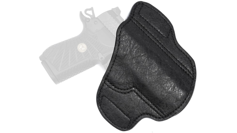 Wilson Combat Jason Winnie Leather Outside the Waistband Holster, Wilson Combat EDC X9/SFX9, Right, Black Elephant, CH9BER15R