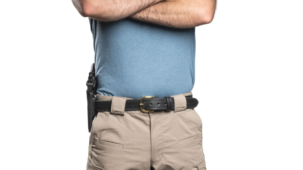 Wilson Combat Jason Winnie Steer Hide Outside the Waistband Holster, Full-Size 1911, Right, Black, CH1BSHR15R