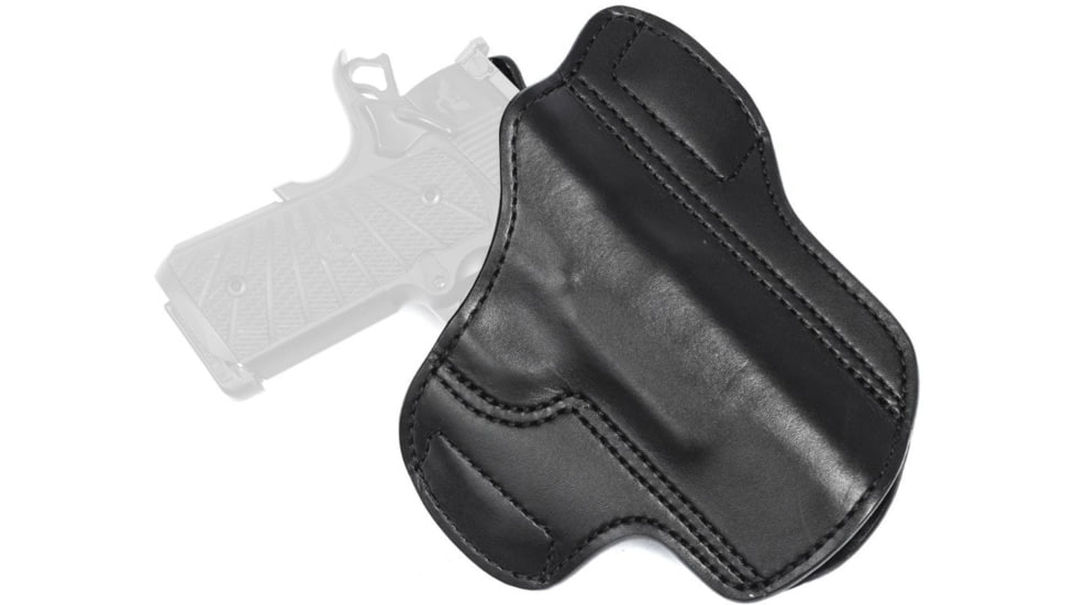 Wilson Combat Jason Winnie Steer Hide Outside the Waistband Holster, Full-Size 1911, Right, Black, CH1BSHR15R