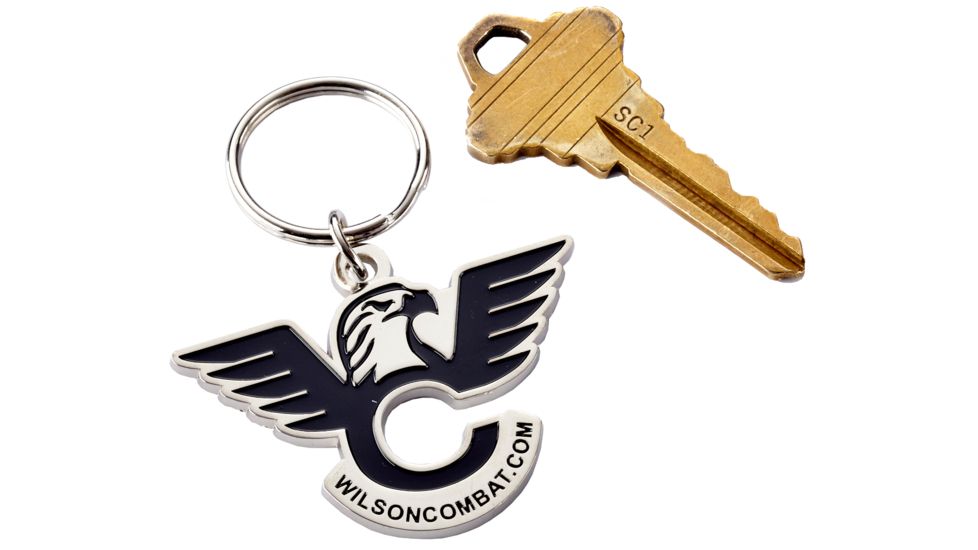 Wilson Combat Key Chain, Silver 875