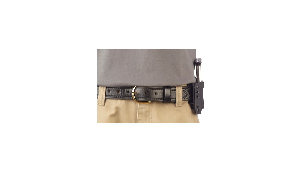 Wilson Combat Kydex Carry Double Magazine Pouch, 1911, Right Hand, 1.75in Belt, Black KC1BKR15D