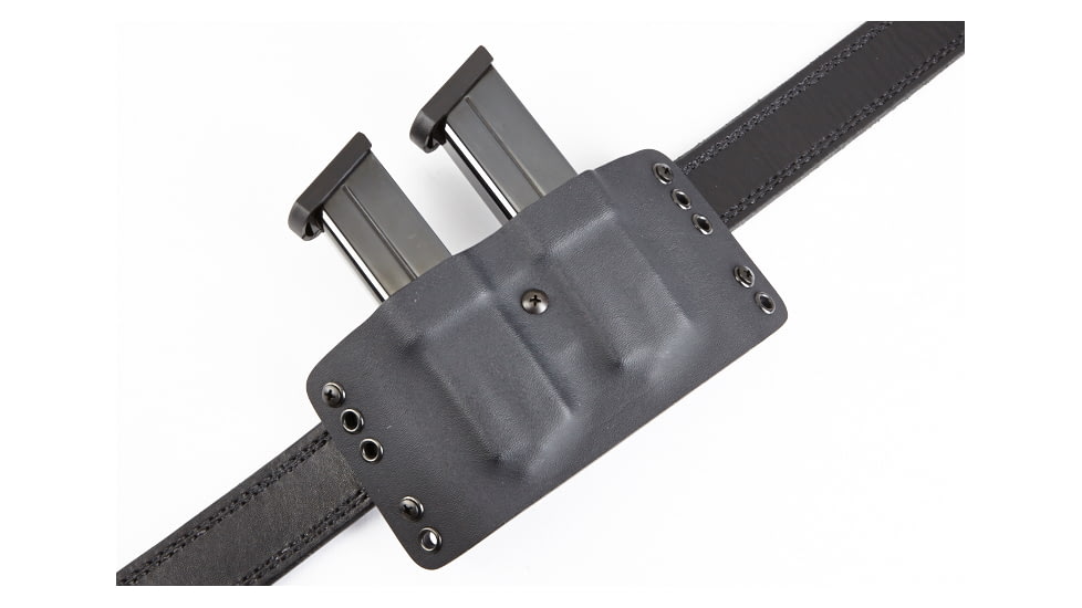 Wilson Combat Kydex Carry Double Magazine Pouch, Beretta 92, 96, Right Hand, 1.75in, Black KC4BKR15D