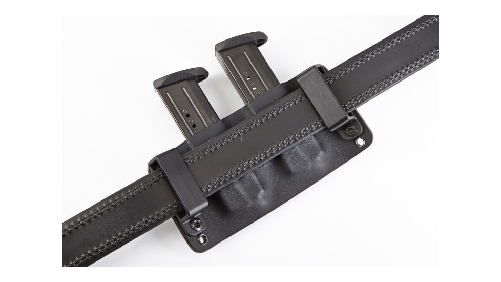 Wilson Combat Kydex Carry Double Magazine Pouch, S and W M and P, Right Hand, 1.75in Belt, Black KC13BKR15D