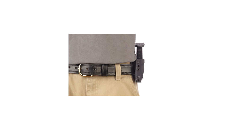 Wilson Combat Kydex Carry Double Magazine Pouch, S and W M and P, Right Hand, 1.75in Belt, Black KC13BKR15D