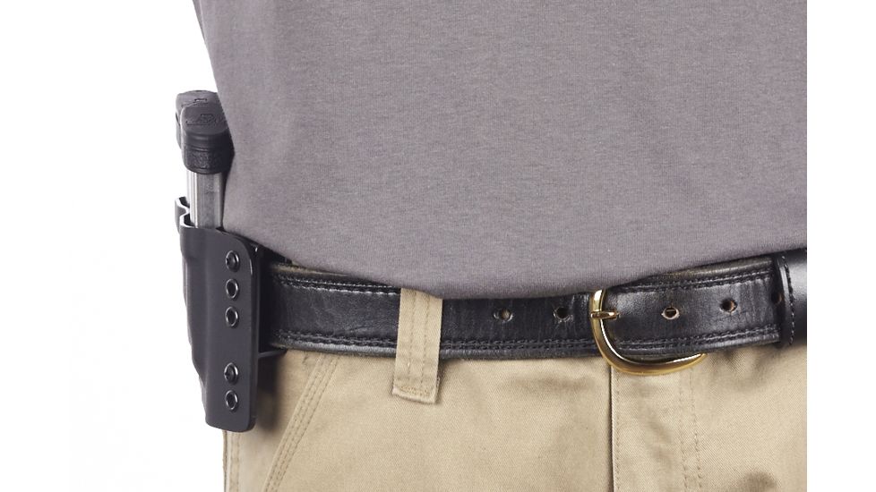 Wilson Combat Kydex Carry Double Magazine Pouch, S&amp;W M&amp;P Shield, Left Hand, 1.75in Belt, Black KC15BKL15D