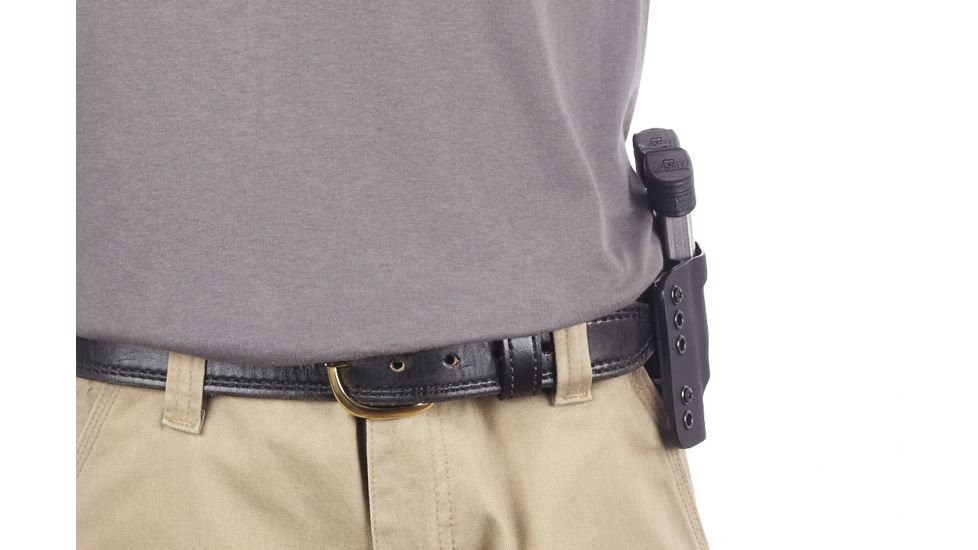 Wilson Combat Kydex Carry Double Magazine Pouch, S&amp;W M&amp;P Shield, Right Hand, 1.75in Belt, Black KC15BKR15D