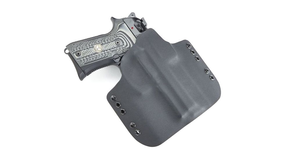 Wilson Combat Kydex Carry Holster, Beretta 92, 96 Compact, Right Hand, 1.75in Belt, Black, KC12BKR15