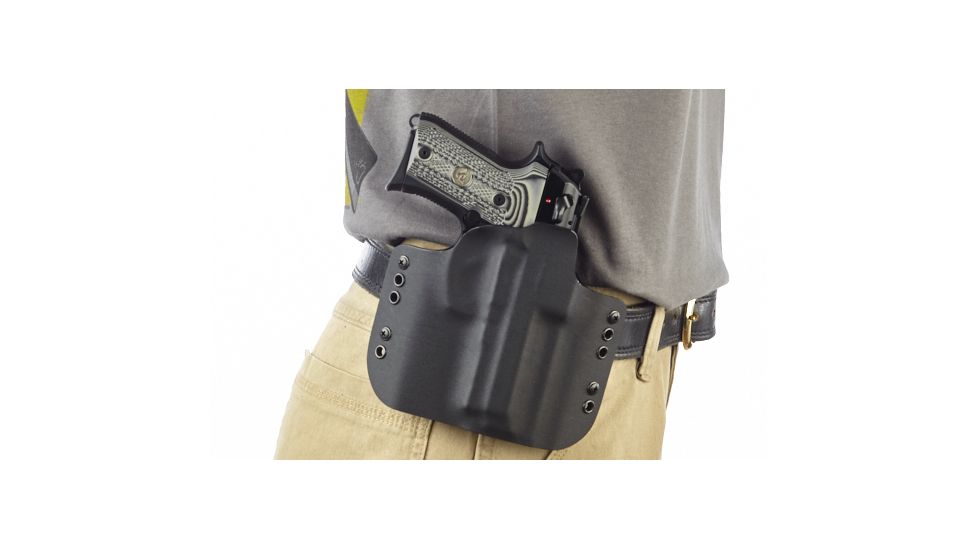 Wilson Combat Kydex Carry Holster, Beretta 92, 96 Compact, Right Hand, 1.75in Belt, Black KC12BKR15