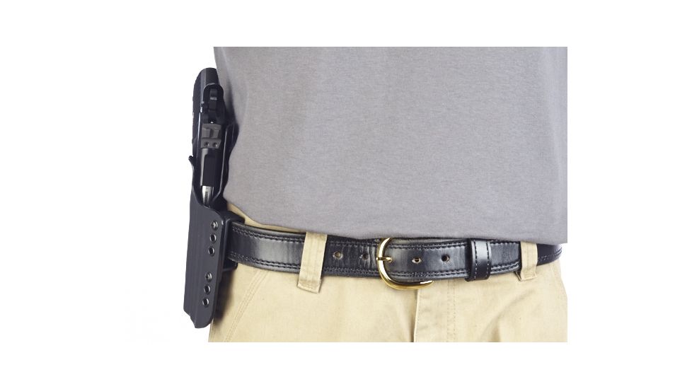 Wilson Combat Kydex Carry Holster, Full-Size 1911 with Rail, Right Hand, 1.75in Belt, Black KC1BKR15R