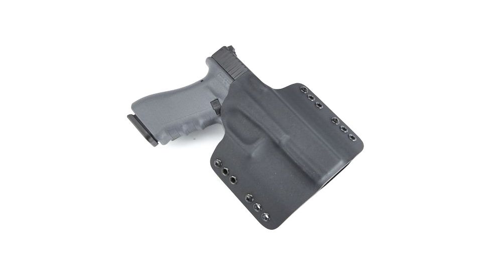 Wilson Combat Kydex Carry Holster, Glock 17, 22, Right Hand, 1.75in Belt, Black, KC6BKR15