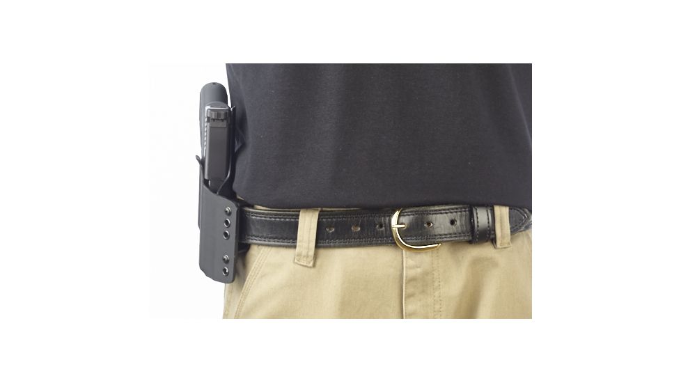 Wilson Combat Kydex Carry Holster, Glock 19, 23, Right Hand, 1.75in Belt, Black KC5BKR15