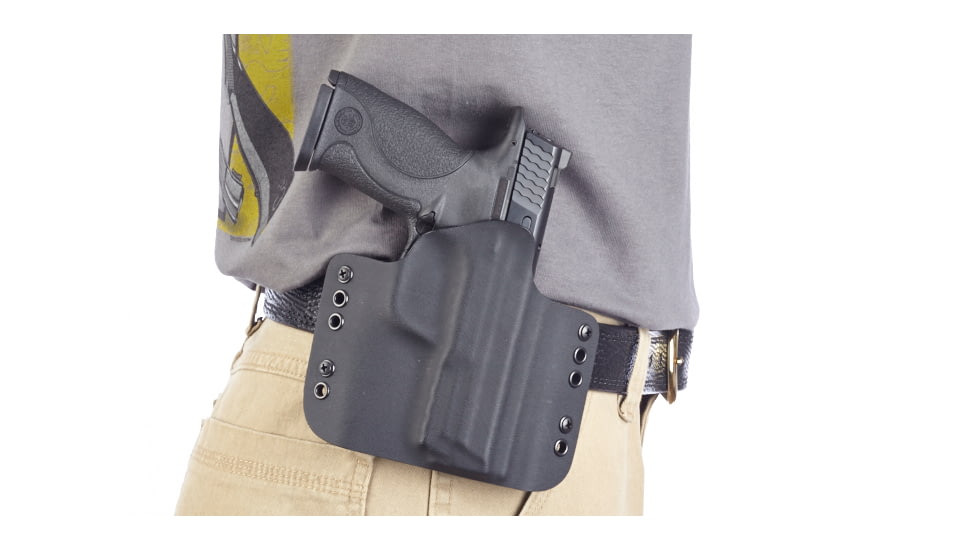 Wilson Combat Kydex Carry Holster, S and W M and P, Right Hand, 1.75in Belt, Black KC13BKR15
