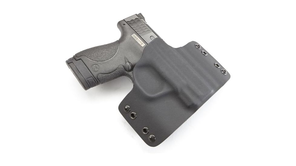 Wilson Combat Kydex Carry Holster, S and W M and P Shield, Right Hand, 1.75in Belt, Black, KC15BKR15