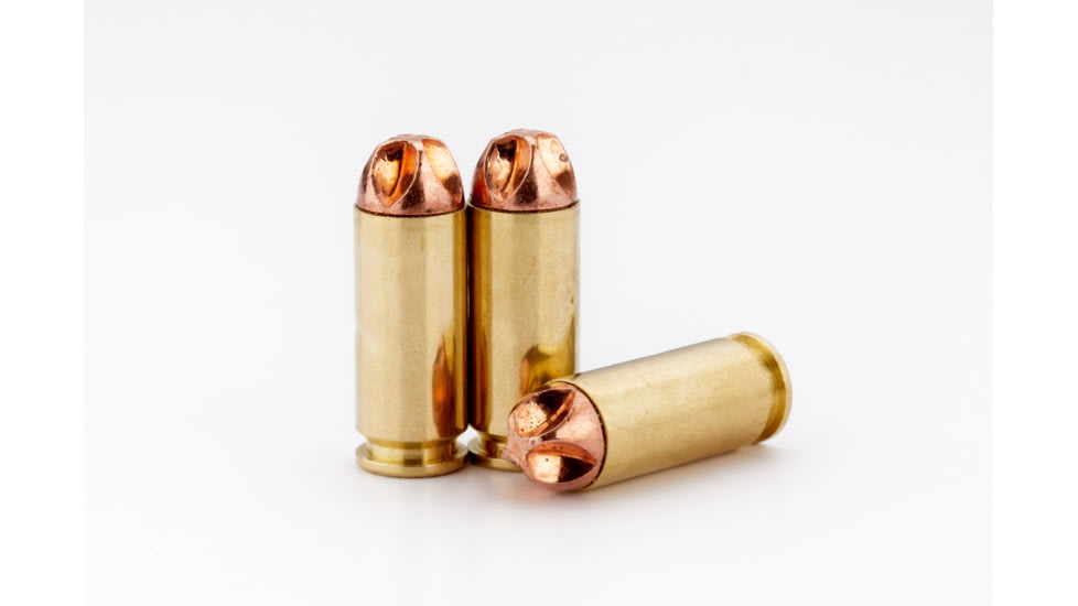 Lehigh Defense 10mm 115 Grain 09 Xtreme Defense Brass Pistol Ammo, 20 Rounds, LA10-115-XD