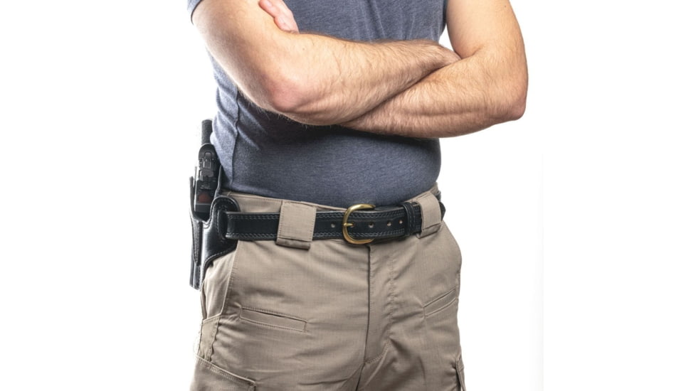 Wilson Combat Lo-Profile II Leather Outside the Waistband Holster, SIG P320 Carry, Right, Black, MLP21CBLSR15