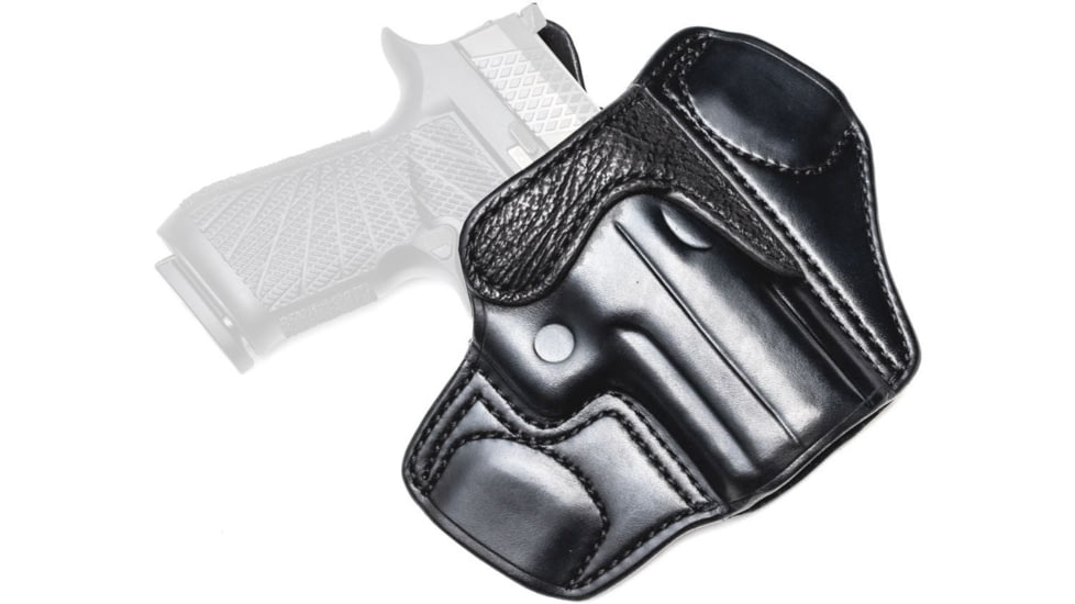 Wilson Combat Lo-Profile II Leather Outside the Waistband Holster, SIG P320 Carry, Right, Black, MLP21CBLSR15