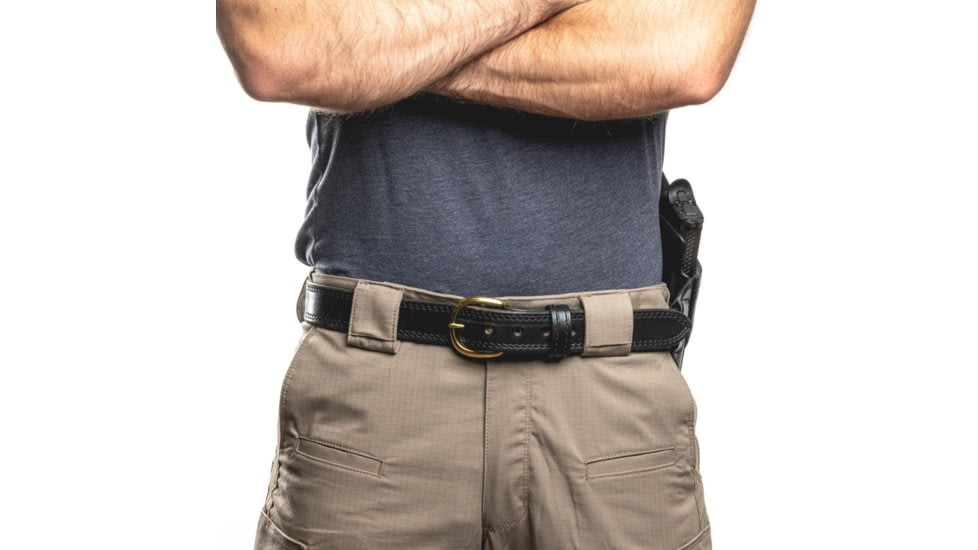 Wilson Combat Lo-Profile II Leather Outside the Waistband Holster, SIG P320, Left, Black, MLP21BLSL15