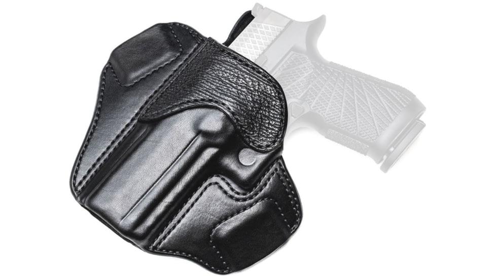 Wilson Combat Lo-Profile II Leather Outside the Waistband Holster, SIG P320, Left, Black, MLP21BLSL15