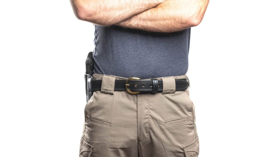 Wilson Combat Lo-Profile II Leather Outside the Waistband Holster, SIG P320, Right, Black, MLP21BLSR15