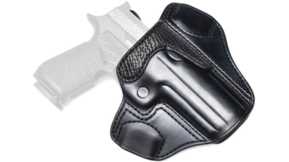 Wilson Combat Lo-Profile II Leather Outside the Waistband Holster, SIG P320, Right, Black, MLP21BLSR15